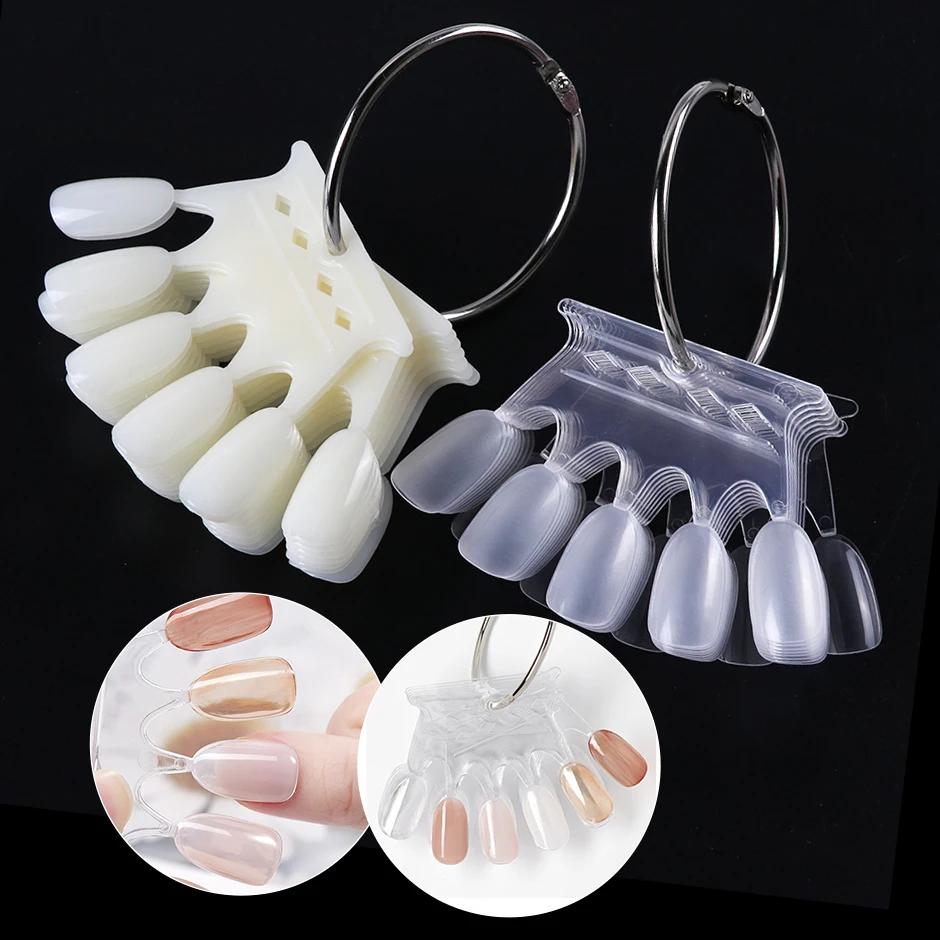 Nail Art Natural - Display de ponta de unha falsa