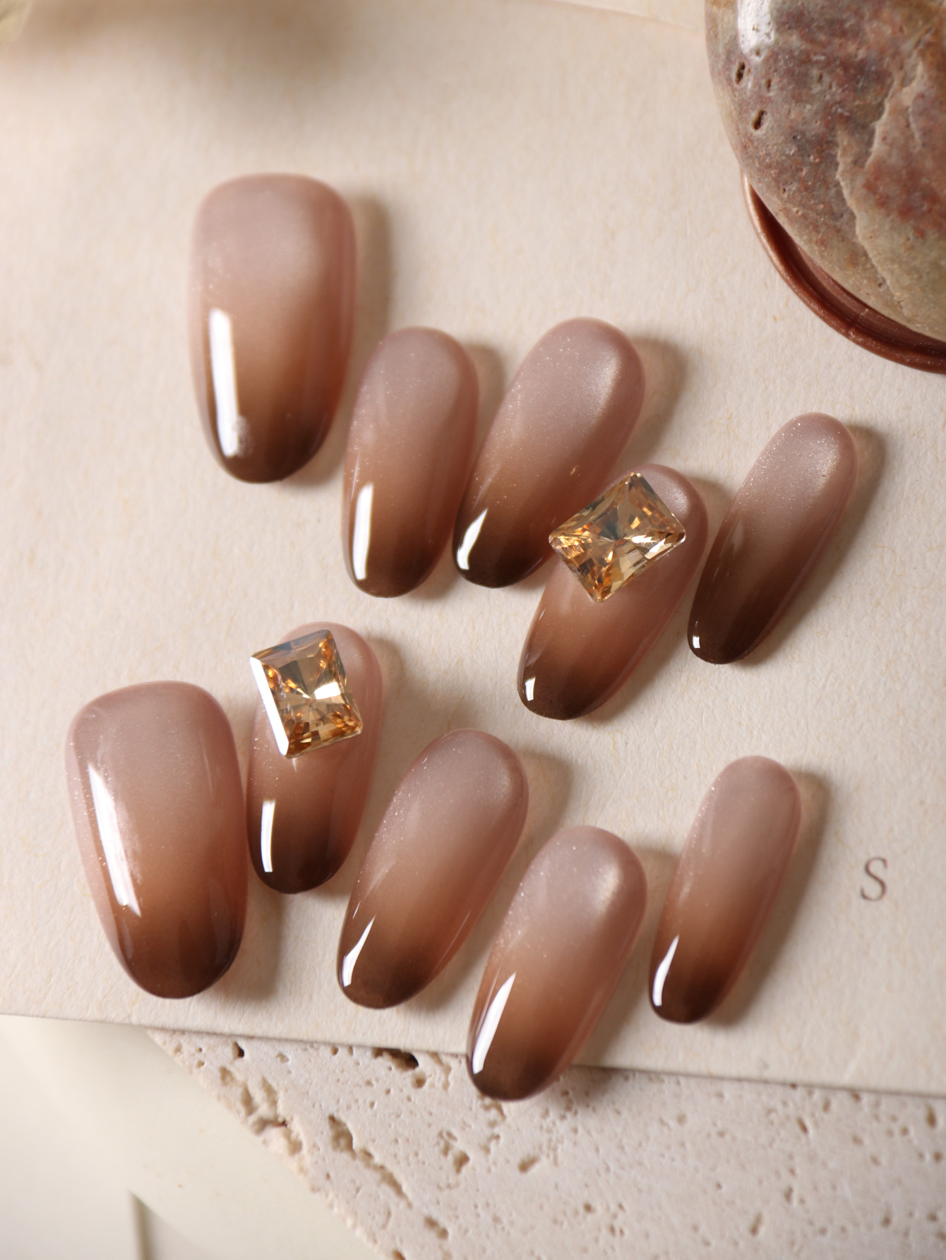 Nail Adhesive Tab - 10 pçs acrílico imprensa em unhas