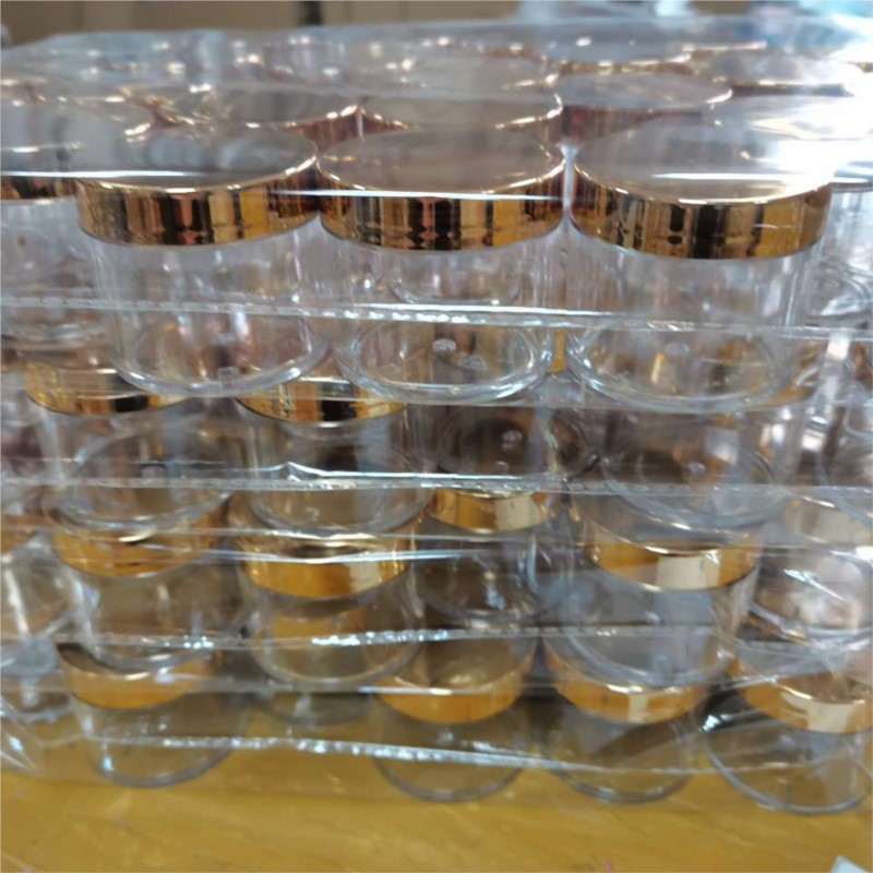 Acrylic Powder Clear - 20/50/100 pçs tampa de ouro claro