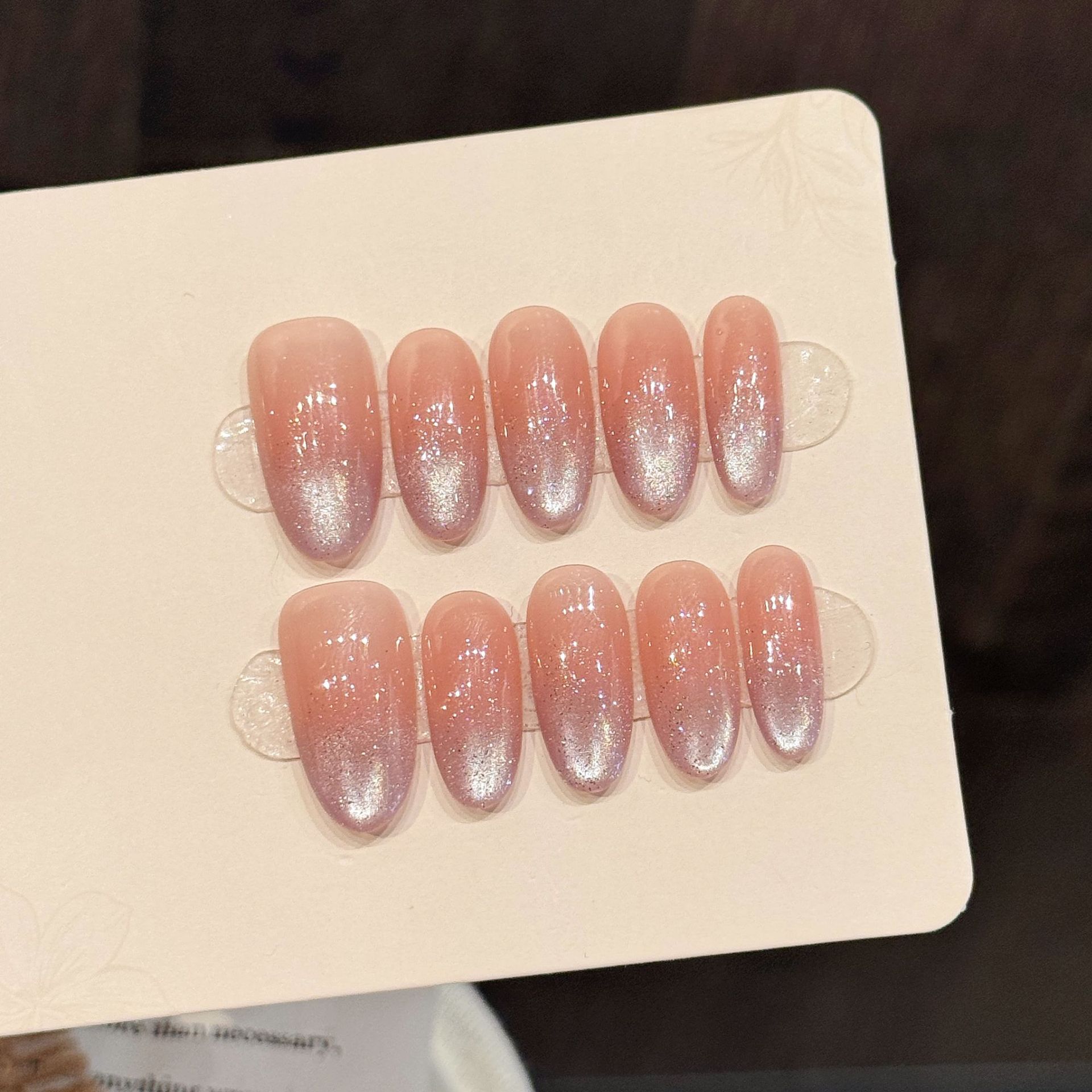 Nail Adhesive Tab - 10 pçs de luxo artesanal imprensa