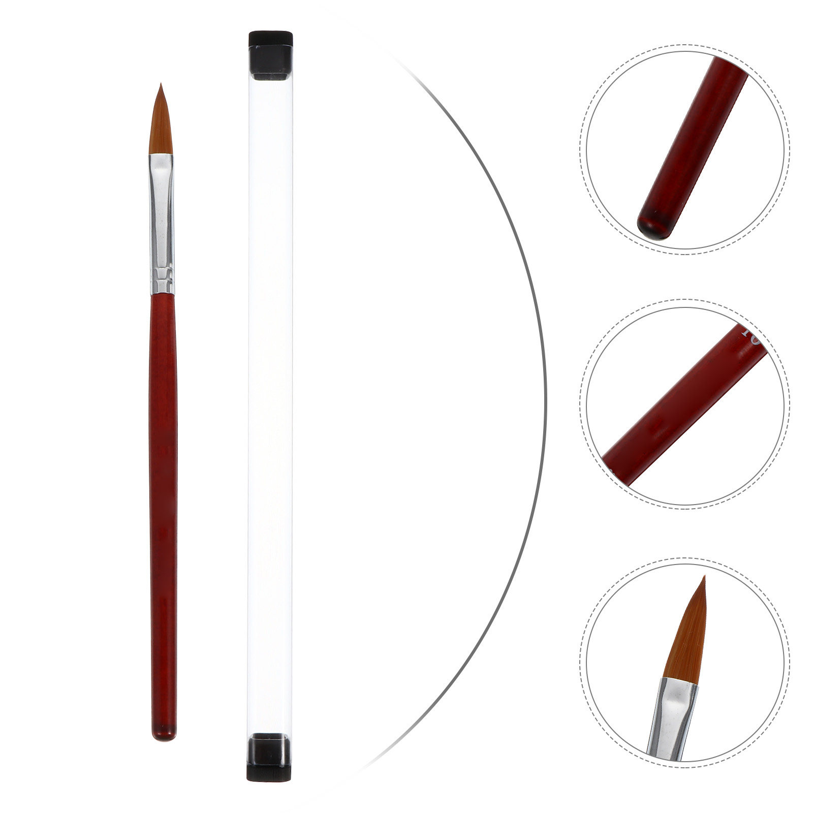 Nail Art Natural - Pincel Profissional para Arte em Unhas