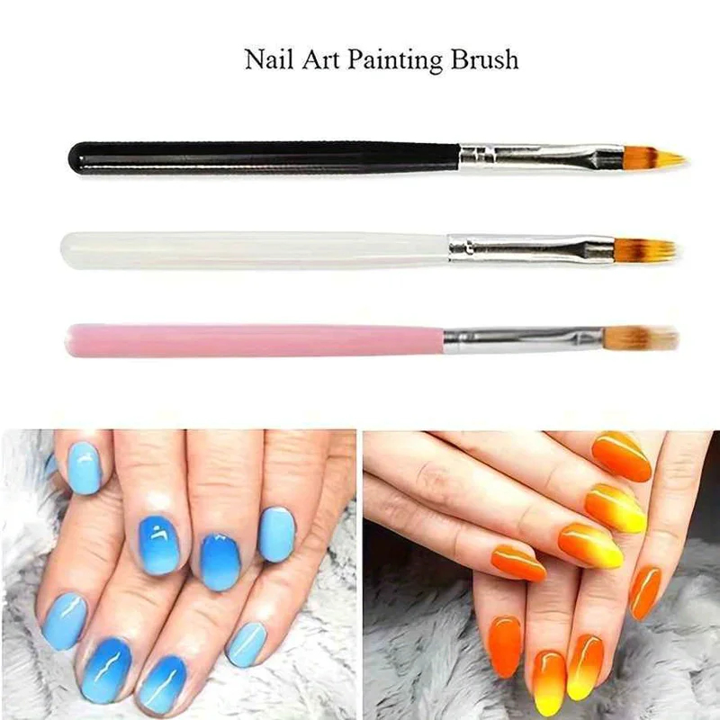 Nail Art Ombre - 3-18 Peças Pincel para Nail Art