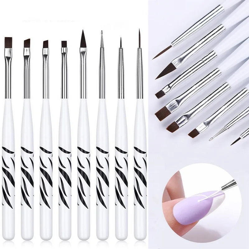 Nail Art Ombre - Pincel para arte em unhas, pincéis