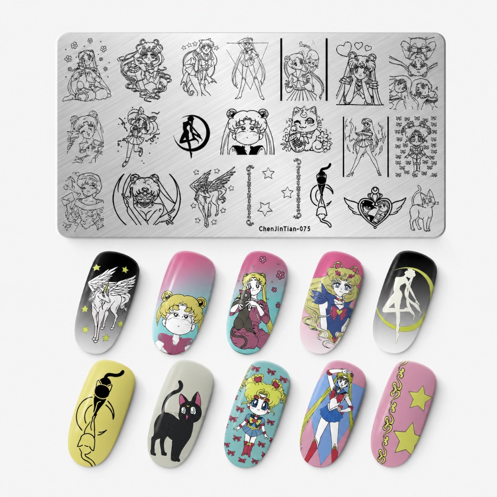 Placa de Estampagem de Unhas S - Nail Art Maroon avaliação e preço