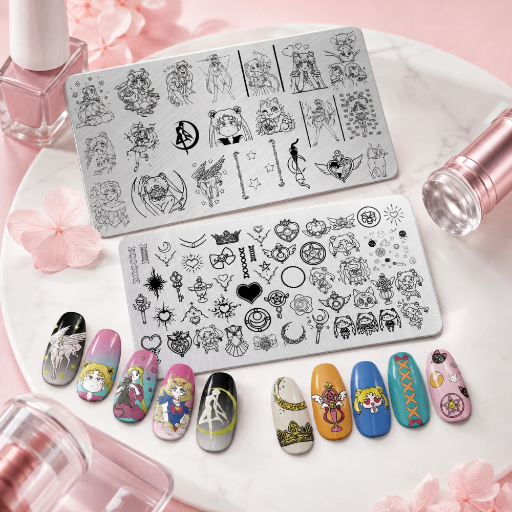 Placa de Estampagem de Unhas S - Nail Art Maroon avaliação e preço