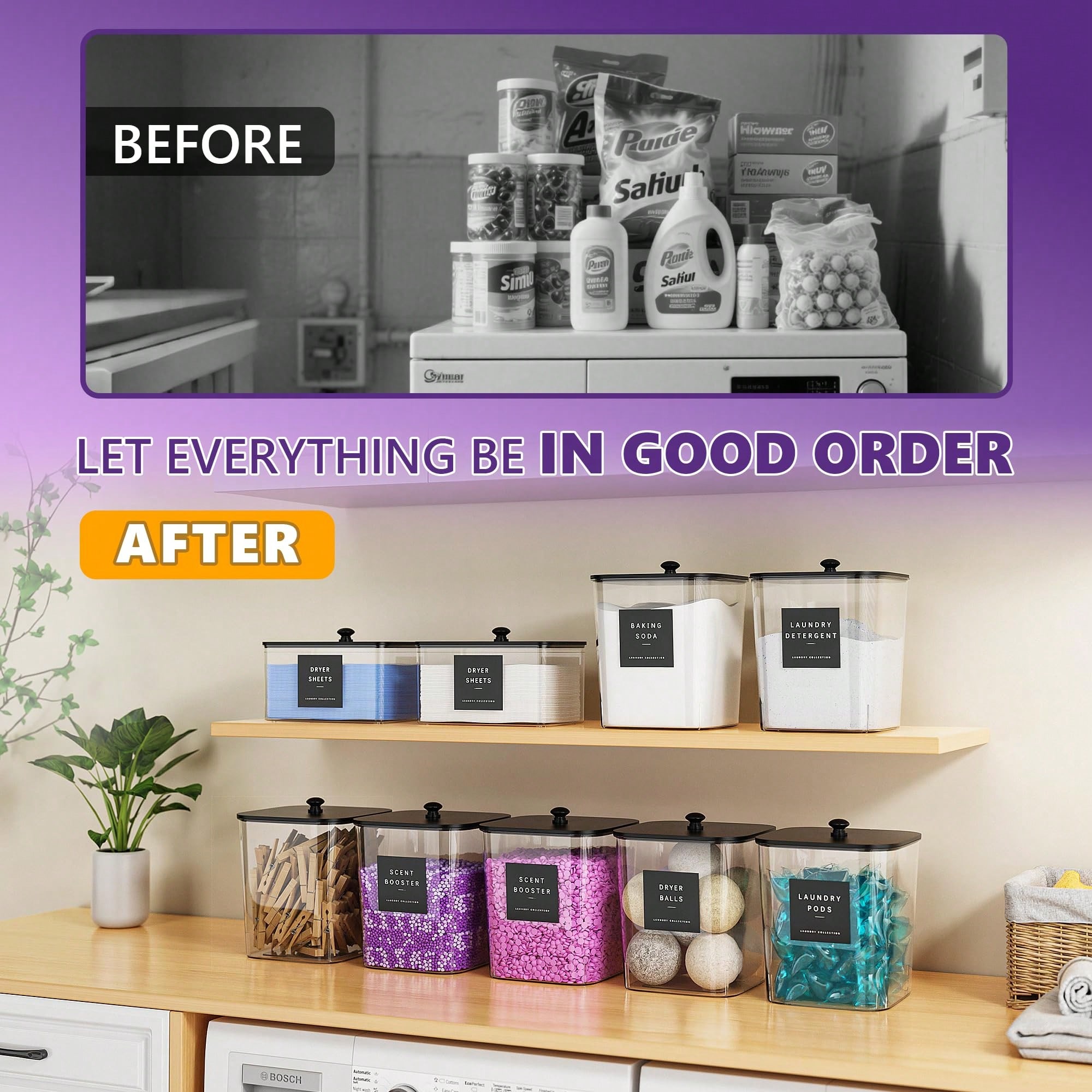 Conjunto de 4 Recipientes Orga - Acrylic Powder Clear avaliação e preço