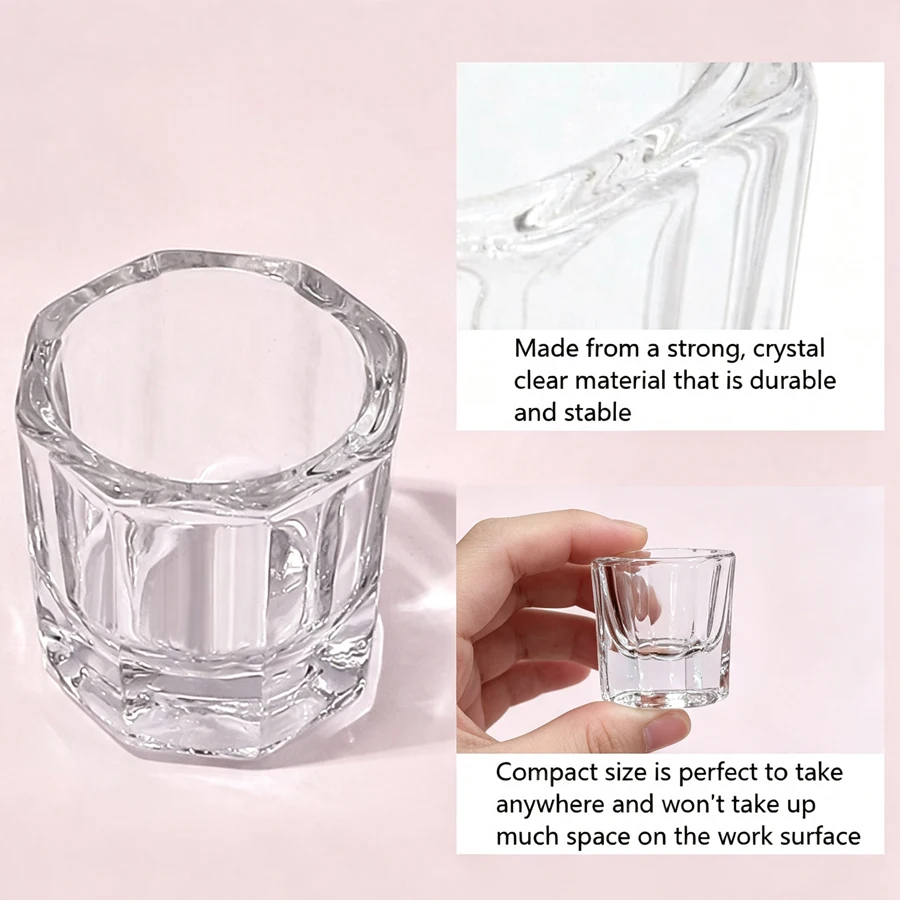Copo de Cristal Transparente p - Acrylic Powder Clear avaliação e preço