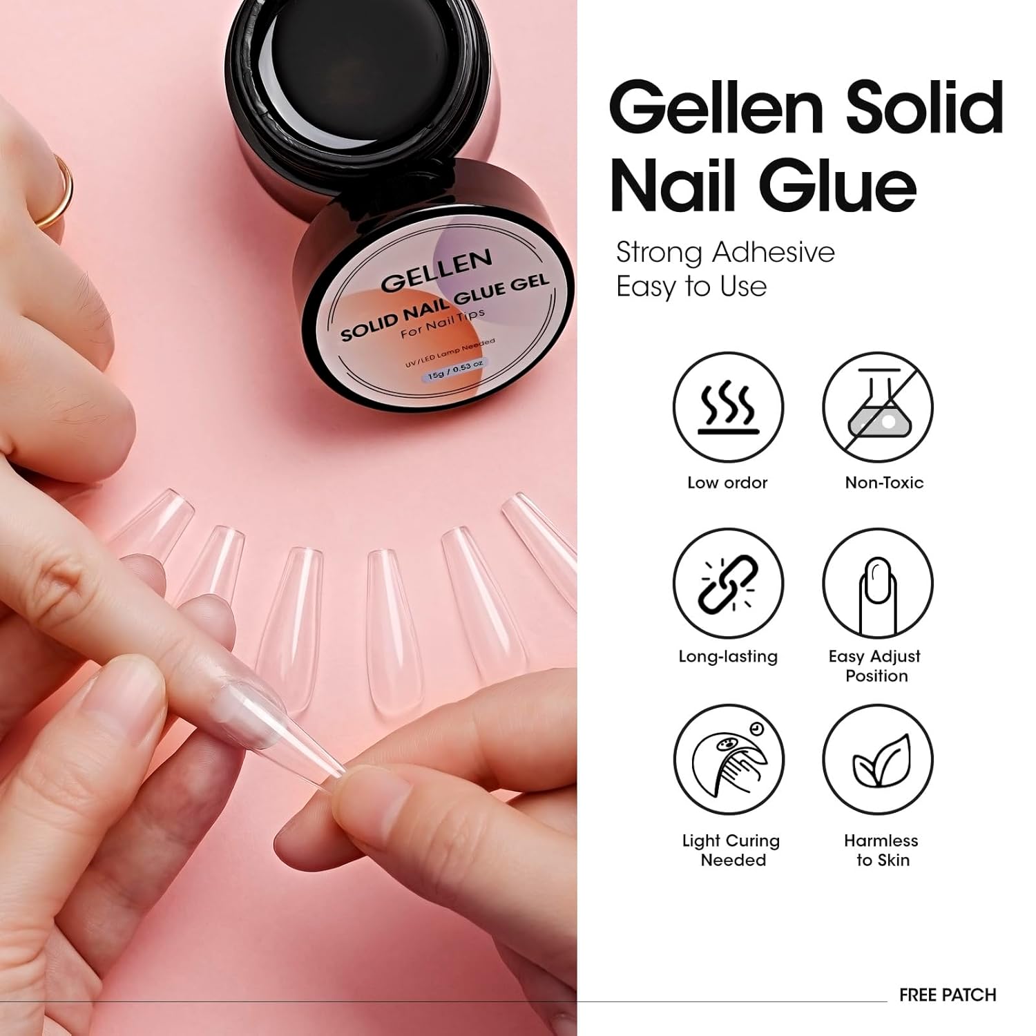 GELLEN Cola Sólida para Unhas, - Nail Art Ombre avaliação e preço