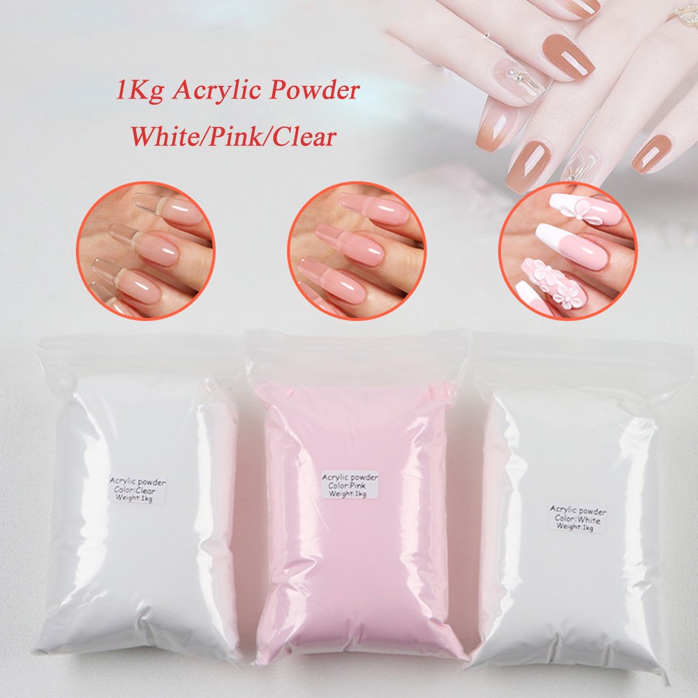 Pó acrílico para unhas, 1kg, n - Acrylic Powder Clear avaliação e preço