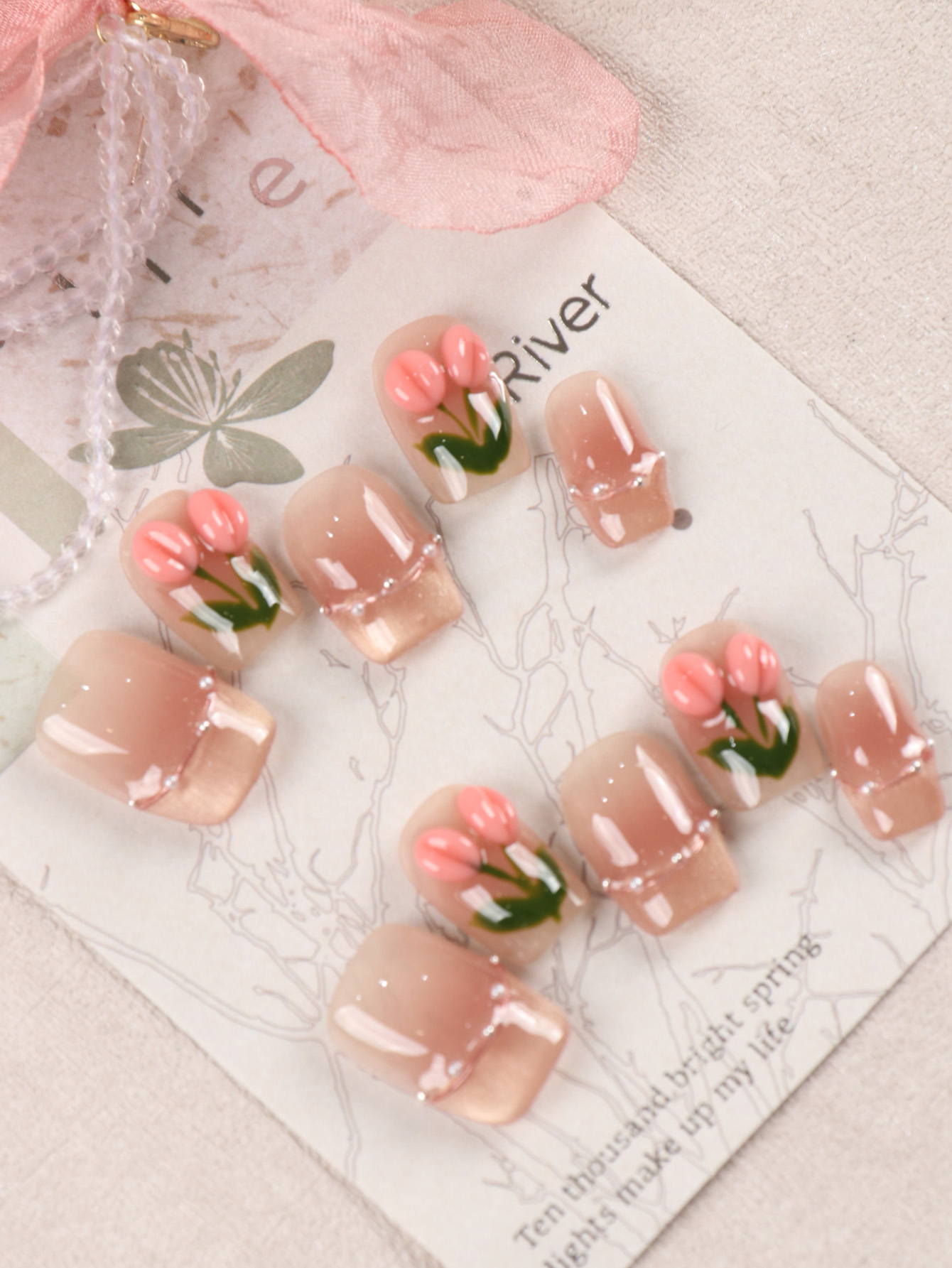 10 Unidades de Unhas Postiças  - Nail Adhesive Tab avaliação e preço