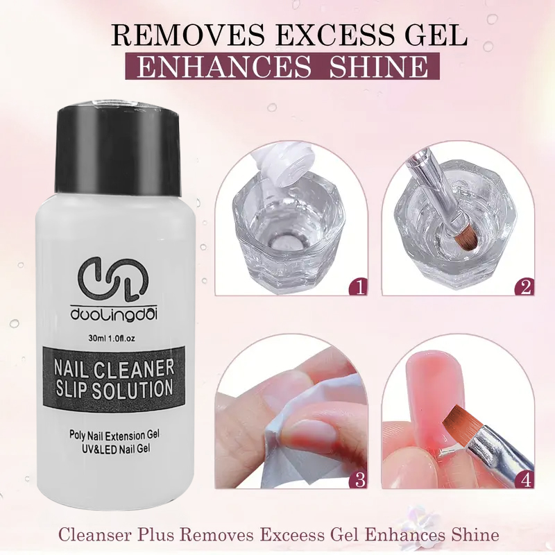 8 Pçs/set Poly Extensão Gel Co - Acrylic Powder Clear avaliação e preço