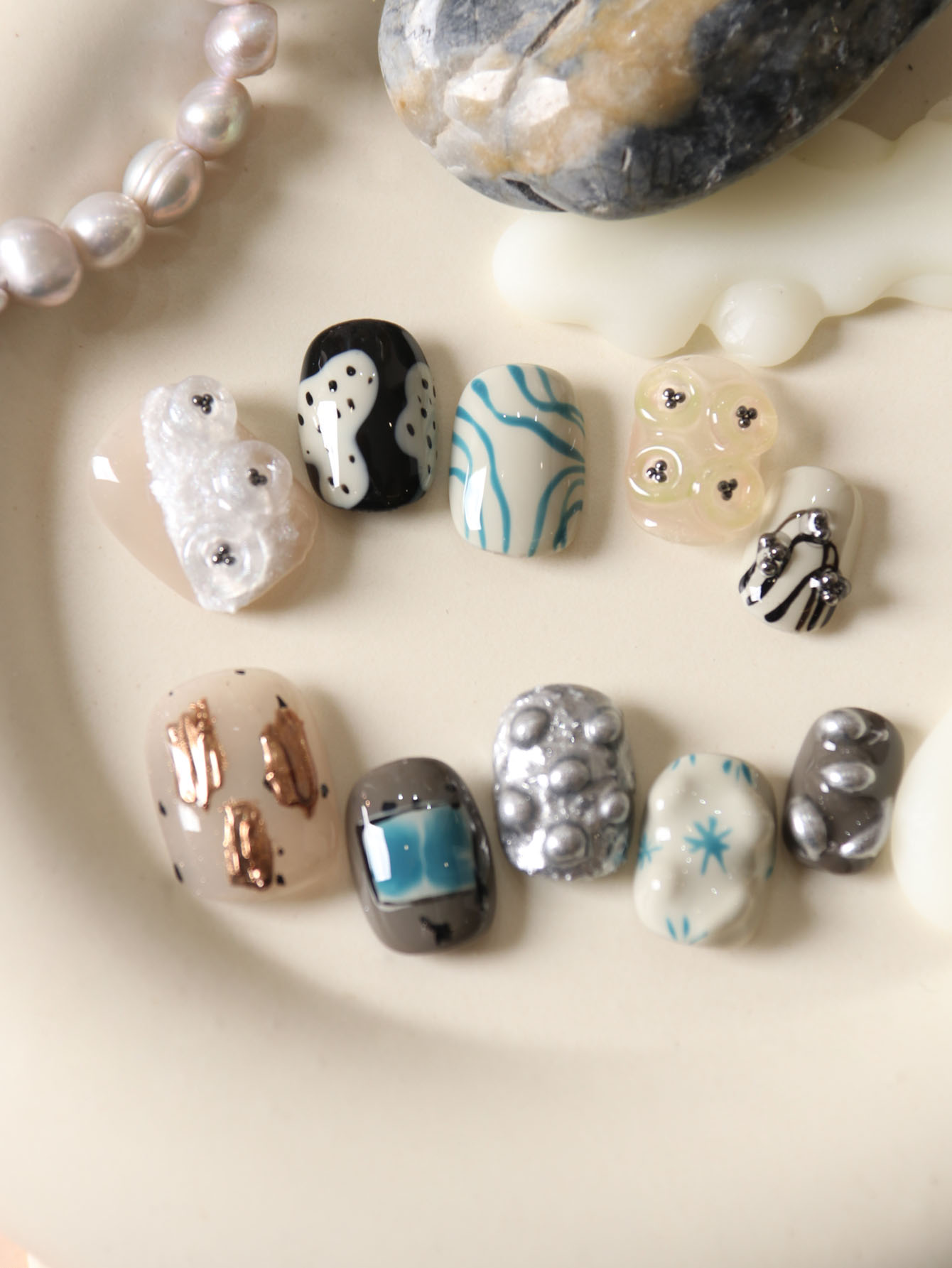 10 Unidades de Unhas Postiças  - Nail Adhesive Tab avaliação e preço