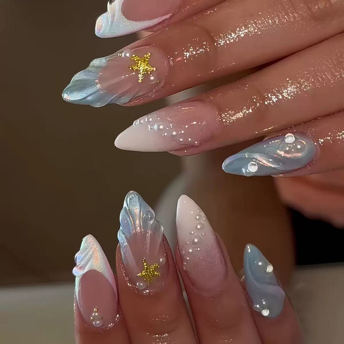 24 Adesivos de Unha em Gel 3D  - Nail Art Oval avaliação e preço