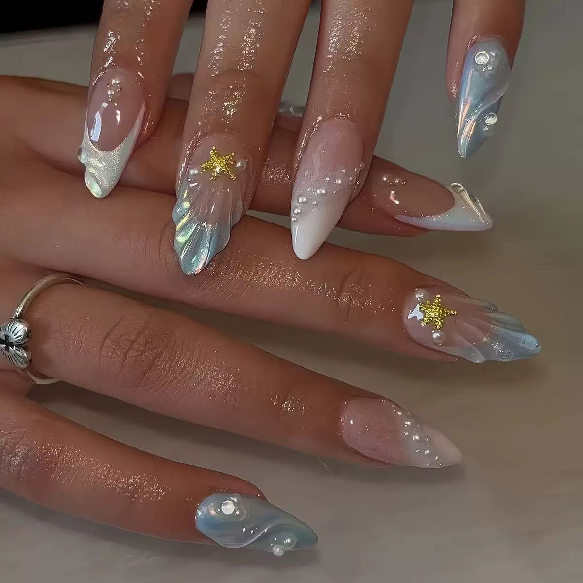 24 Adesivos de Unha em Gel 3D  - Nail Art Oval avaliação e preço
