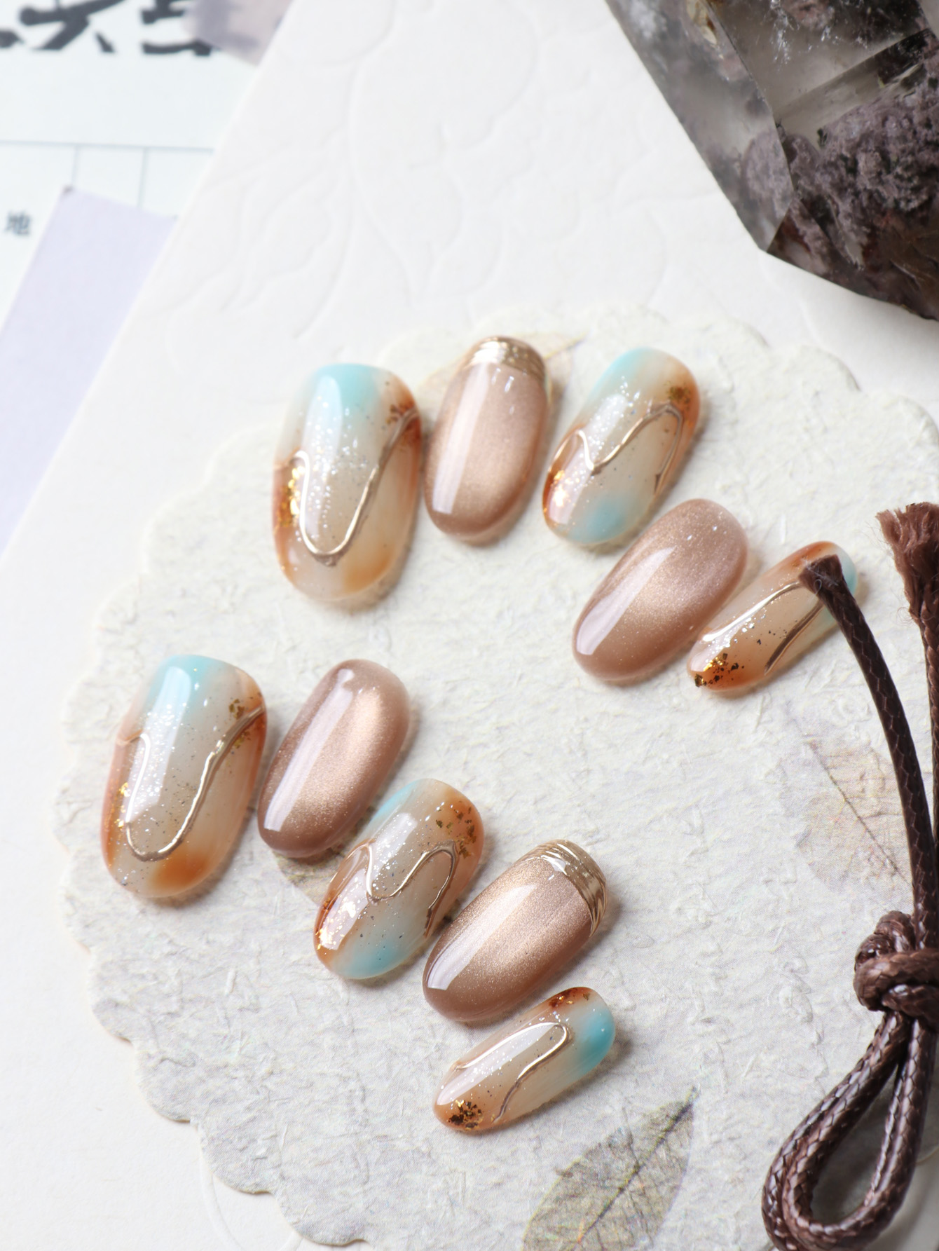 10 Unidades de Unhas Postiças  - Nail Adhesive Tab avaliação e preço