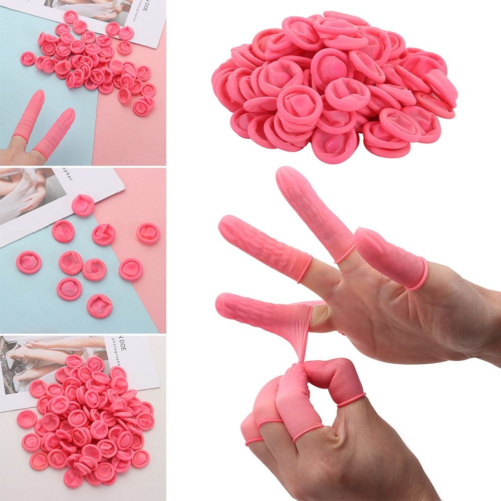 100/300PCS Protetores de Dedo  - Nail Art Natural avaliação e preço