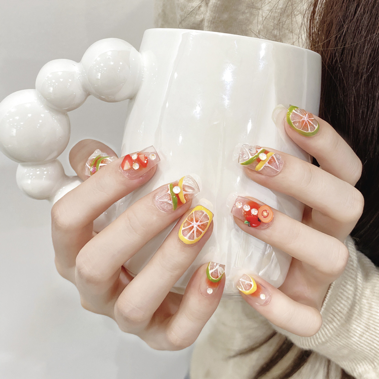 10 Peças de Unhas Postiças de  - Nail Adhesive Tab avaliação e preço