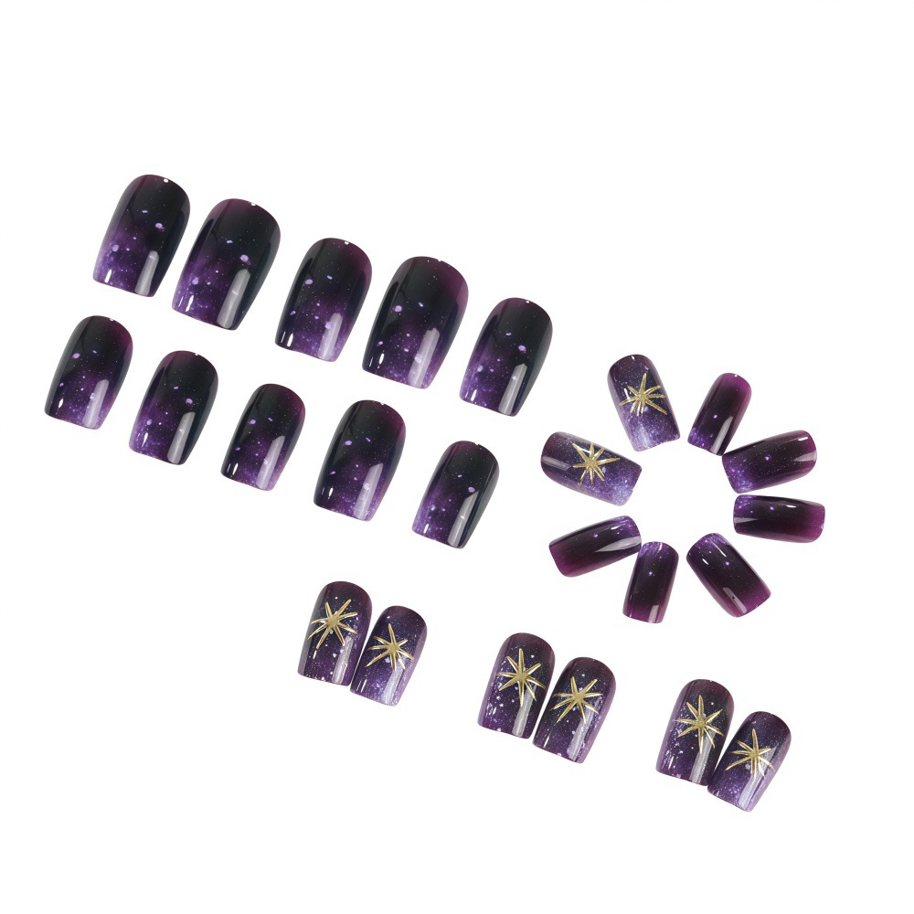 Unhas postiças curtas e médias - Nail Art Maroon avaliação e preço