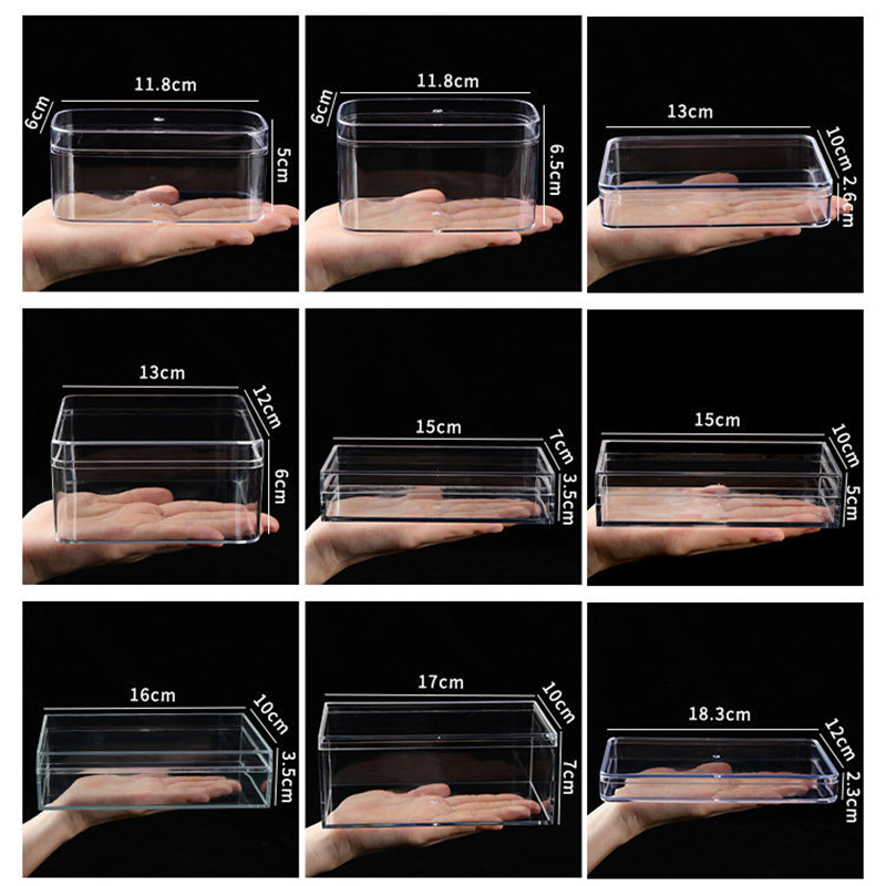 Caixas de acrílico transparent - Acrylic Powder Clear avaliação e preço