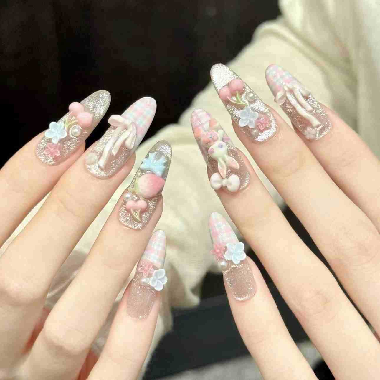 10 peças de arte de unhas ovai - Nail Art Oval avaliação e preço