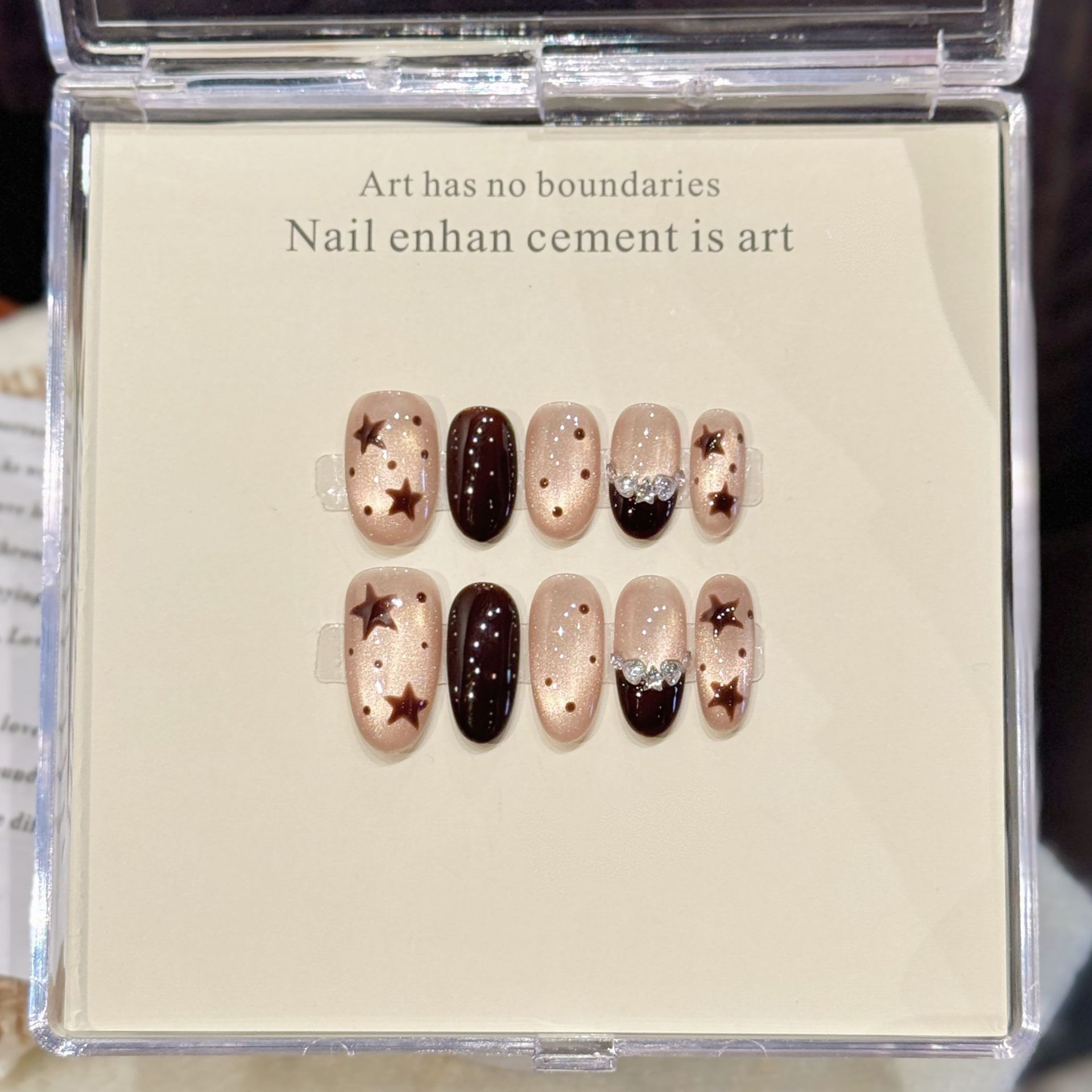 10 Unidades de Unhas Postiças  - Nail Adhesive Tab avaliação e preço