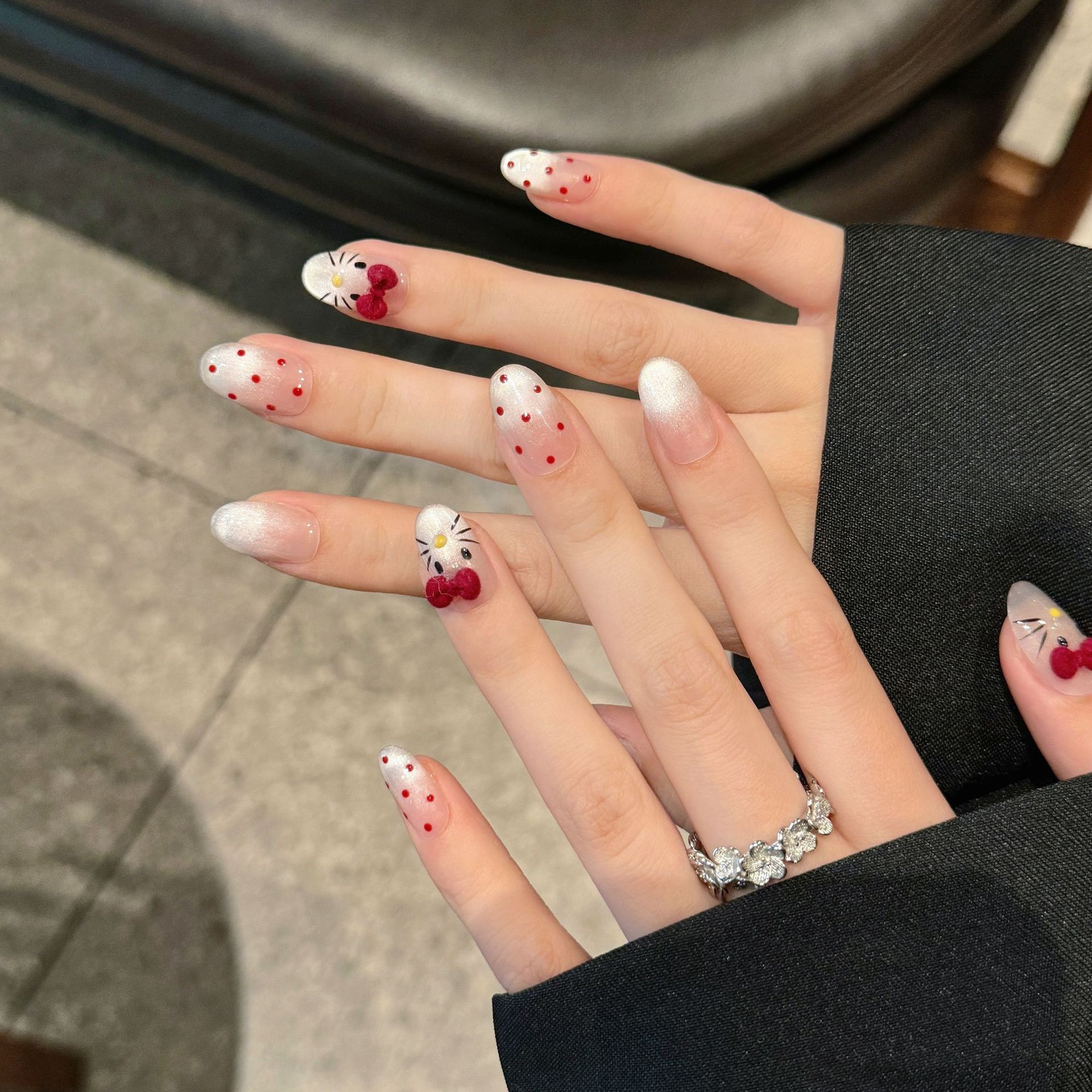 10 peças de unhas postiças ova - Nail Art Oval avaliação e preço