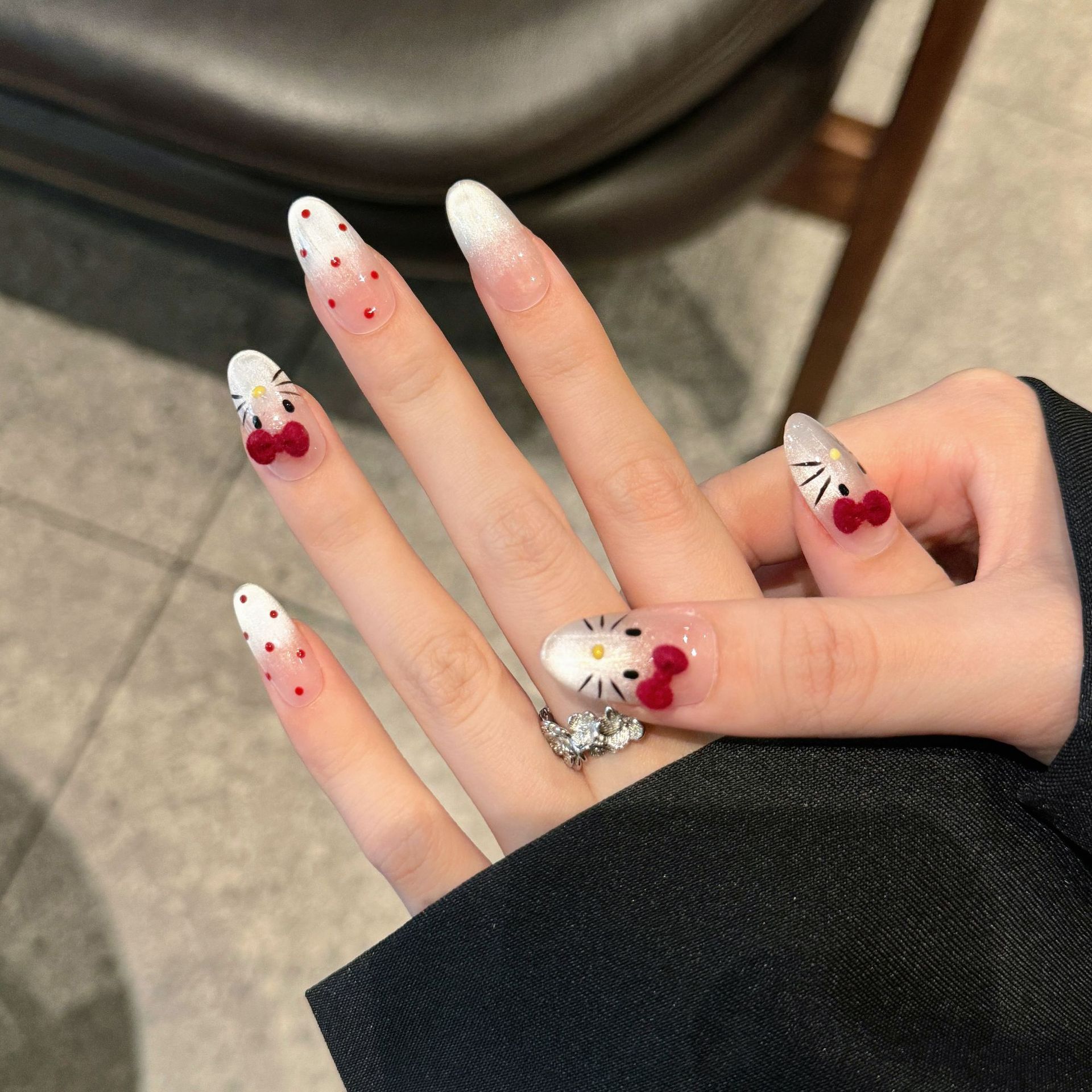 10 peças de unhas postiças ova - Nail Art Oval avaliação e preço