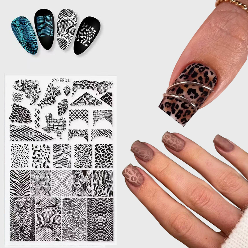 Nova imagem animal cobra leopa - Nail Art Zebra Design avaliação e preço