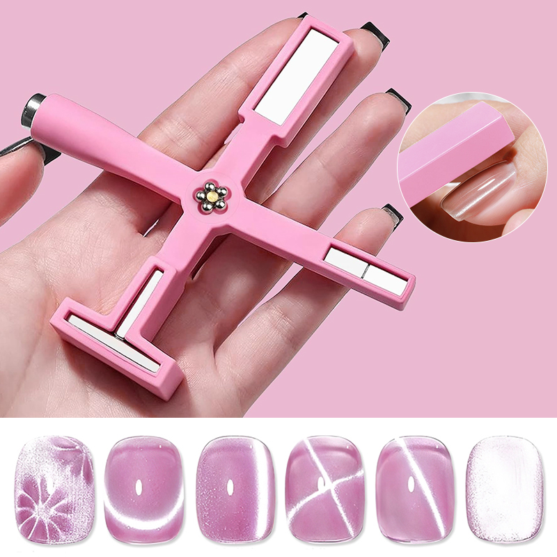 Ímãs de Unha 5 em 1 com Padrõe - Nail Art Maroon avaliação e preço