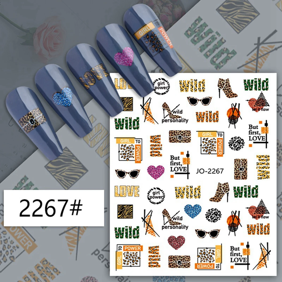Leopard Print Series Nail Art  - Nail Art Zebra Design avaliação e preço