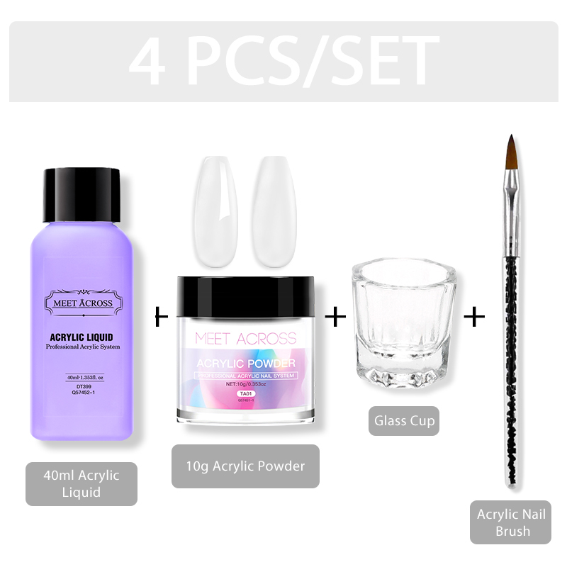MEET ACROSS Pó Acrílico Flor d - Acrylic Powder Clear avaliação e preço