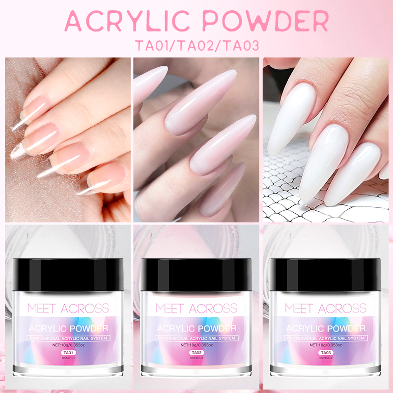 MEET ACROSS Pó Acrílico Flor d - Acrylic Powder Clear avaliação e preço
